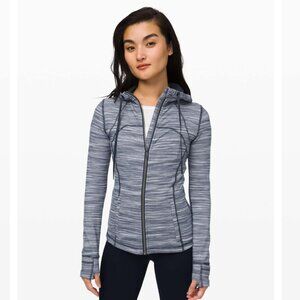 Lululemon Hooded Define Jacket *Nulu Mini Space Dye Herringbone - Size 2